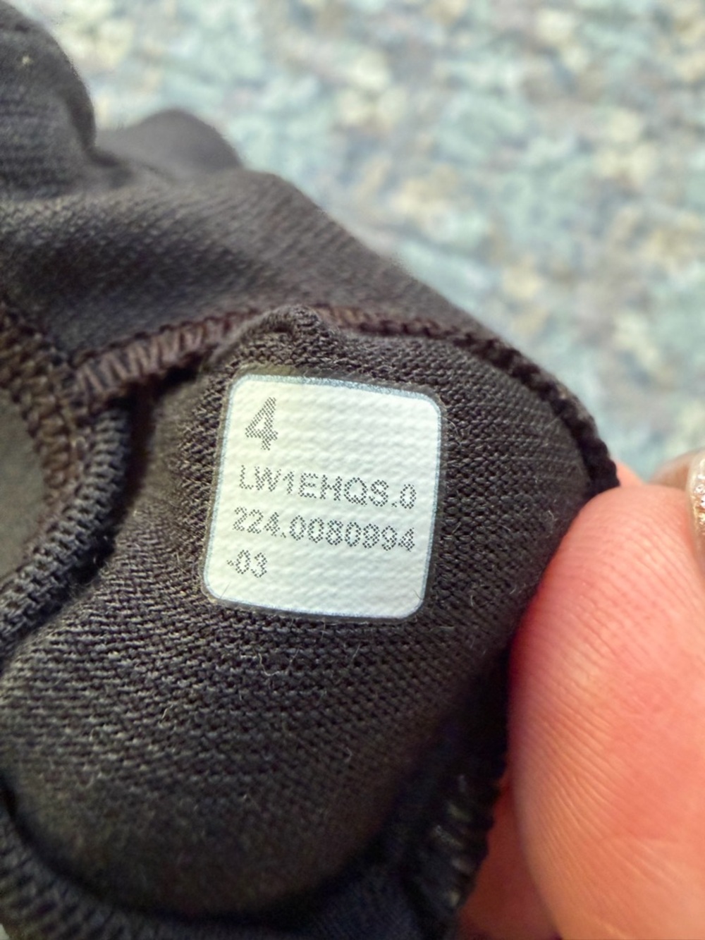 lululemon athletica Black Everlux Asymmetrical Tennis Tank - Picture 4 of 4